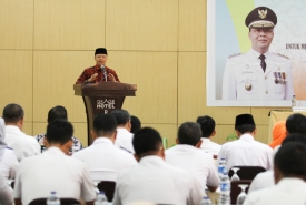 Plt Gubernur Bengkulu Rohidin Mersyah membuka Rapat Koordinasi Pembangunan Sektor Perhubungan Provinsi Bengkulu