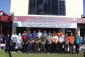 Polres Bengkulu Selatan Gelar Apel Pengamanan Pemilu 2019 Jum&#039;at (23/3)