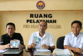 Polda Bengkulu saat press release