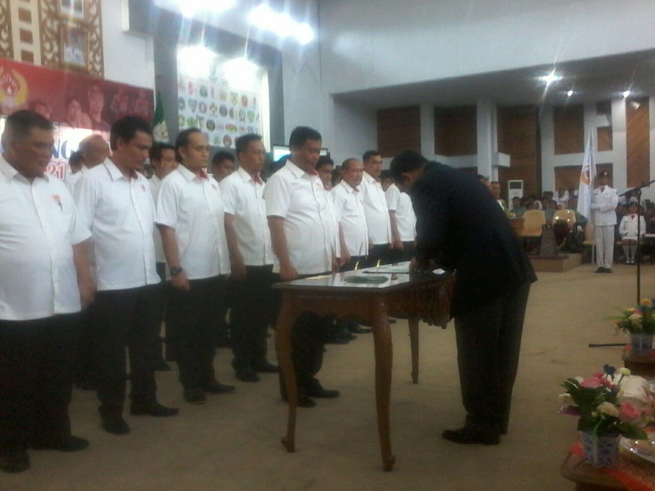 Pelantikan pengurus KONI Provinsi Bengkulu