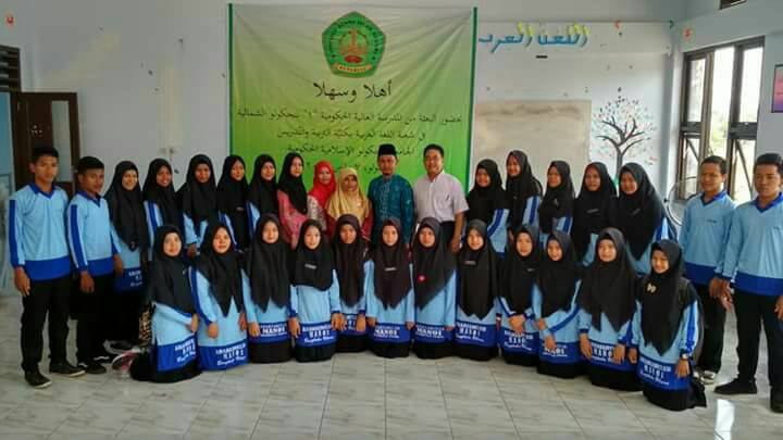 Kunjungan siswa MAN 1 Argamakmur ke Prodi PBA FTT IAIN Bengkulu, Rabu (7/3/2018)