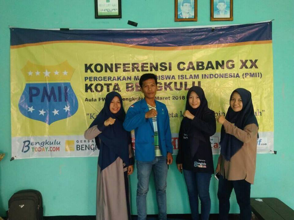 Oki terpilih sebagai ketua PC PMII Kota Bengkulu periode 2018-2019
