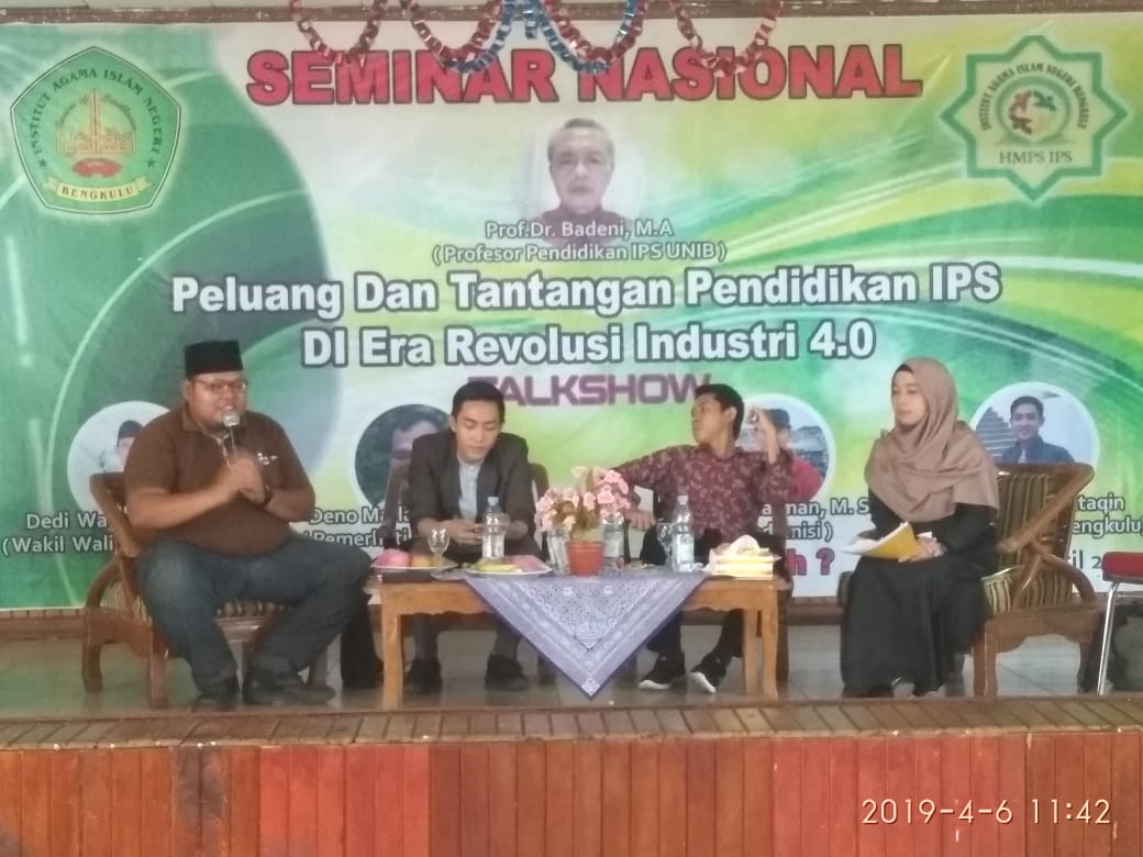 Prodi IPS IAIN Bengkulu Gelar Seminar Nasional dan Talkshow Sabtu (6/4)