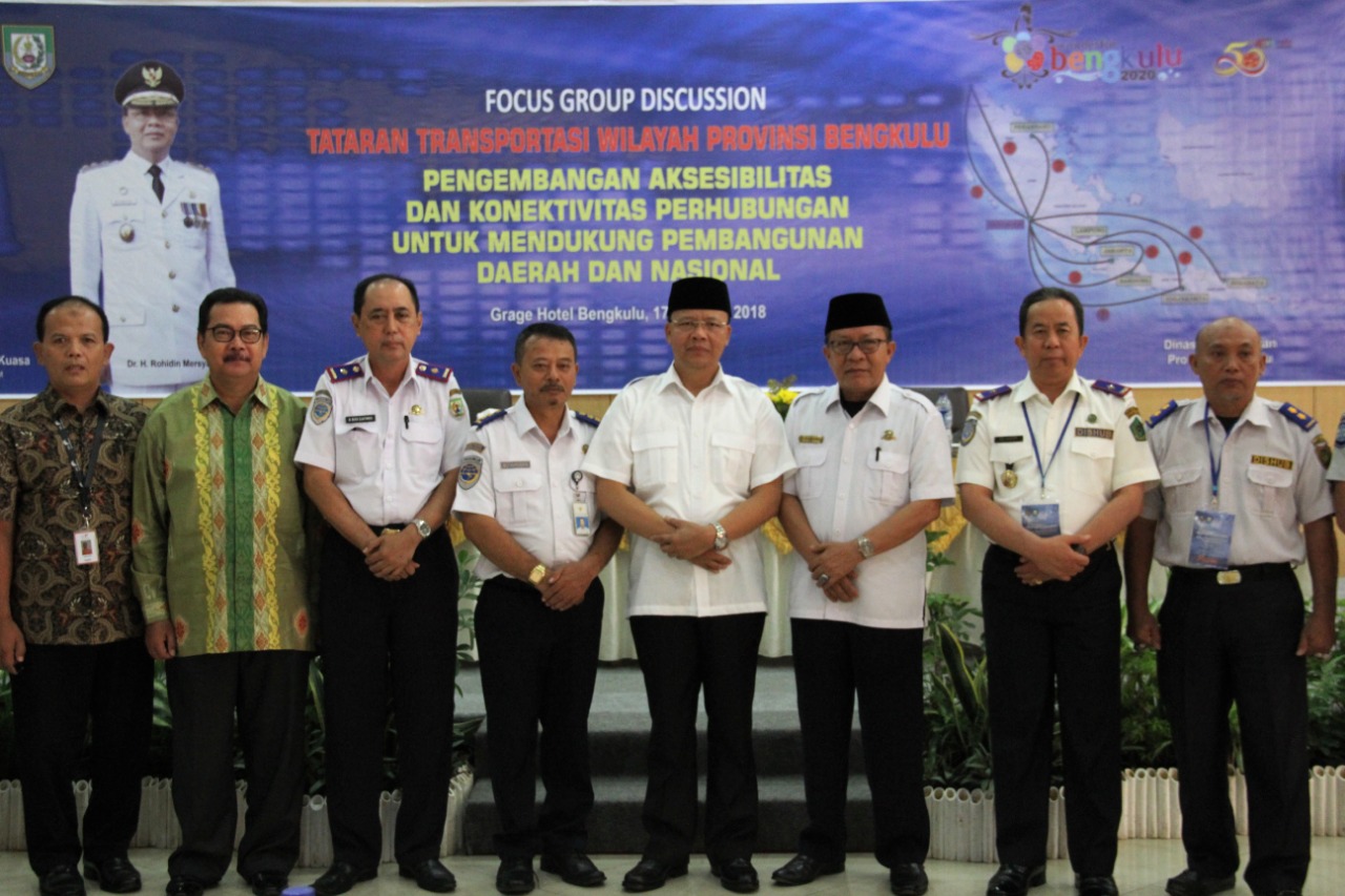 Rohidin Mersyah Buka FGD Tataran Transportasi Wilayah Provinsi Bengkulu