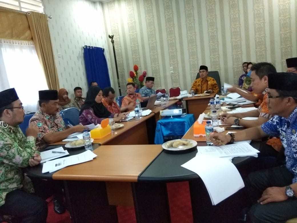 Informatika dan Persandian (Kominfosan) Kota Bengkulu menggelar Rapat  tentang Pedoman Evaluasi Sistem Pemerintahan Berbasis Elektronik (SPBE)