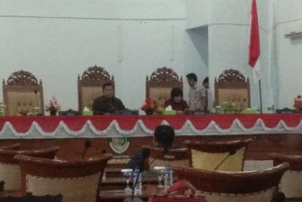DPRD Kabupaten Seluma menggelar Rapat Paripurna Pengesahan Program Kerja