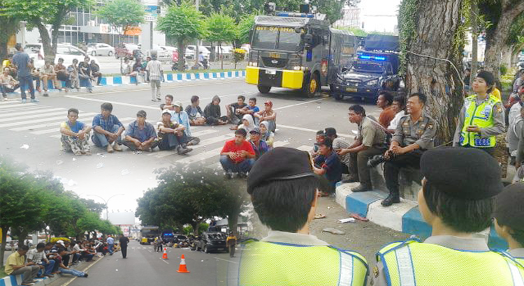 Ormas Geruduk Kantor Kejati