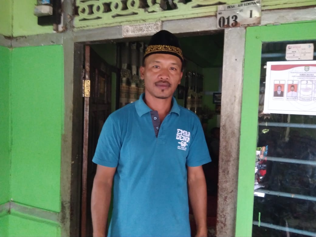 Kepala Desa Air Sempiang Kecamatan Kabawetan terpilih Mugianto