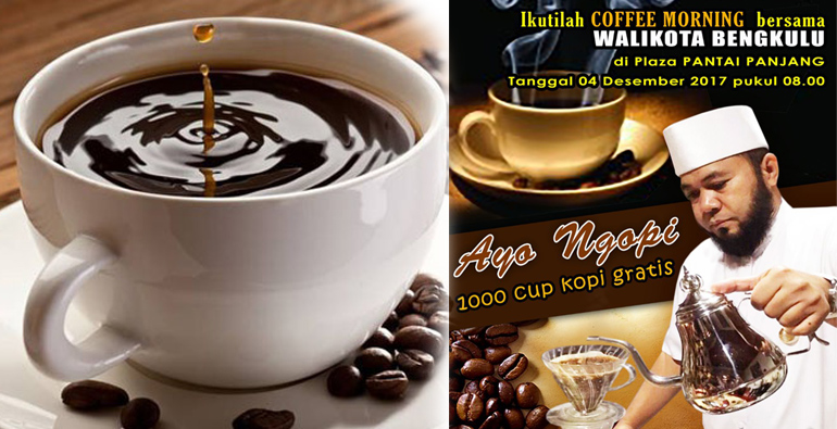 Pemkot Bengkulu menyediakan 1000 gelas kopi gratis