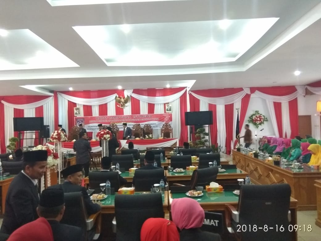 Rapat Paripurna DPRD Bengkulu Utara