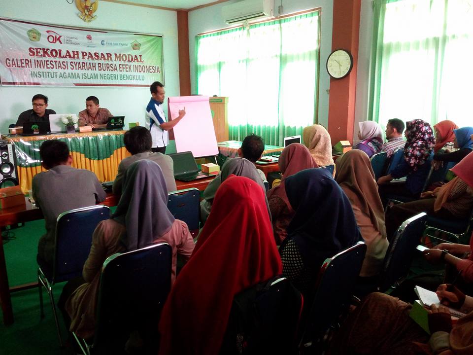 Sekolah Pasar Modal (SPM) Yang Digelar Di IAIN Bengkulu, Rabu (27/1/2017), Foto : Humas IAIN Bengkulu