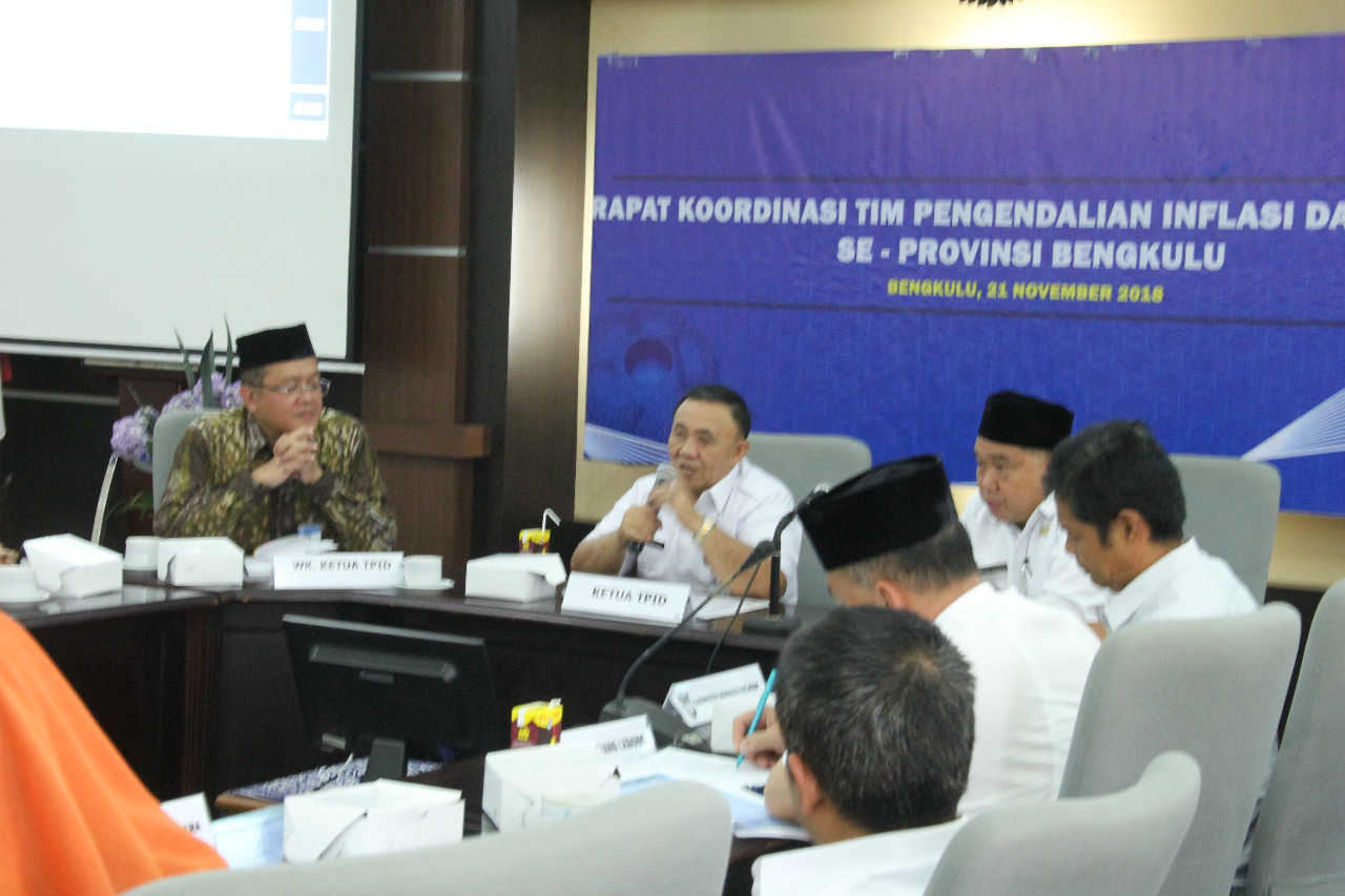 Rapat TPID Provinsi Bengkulu