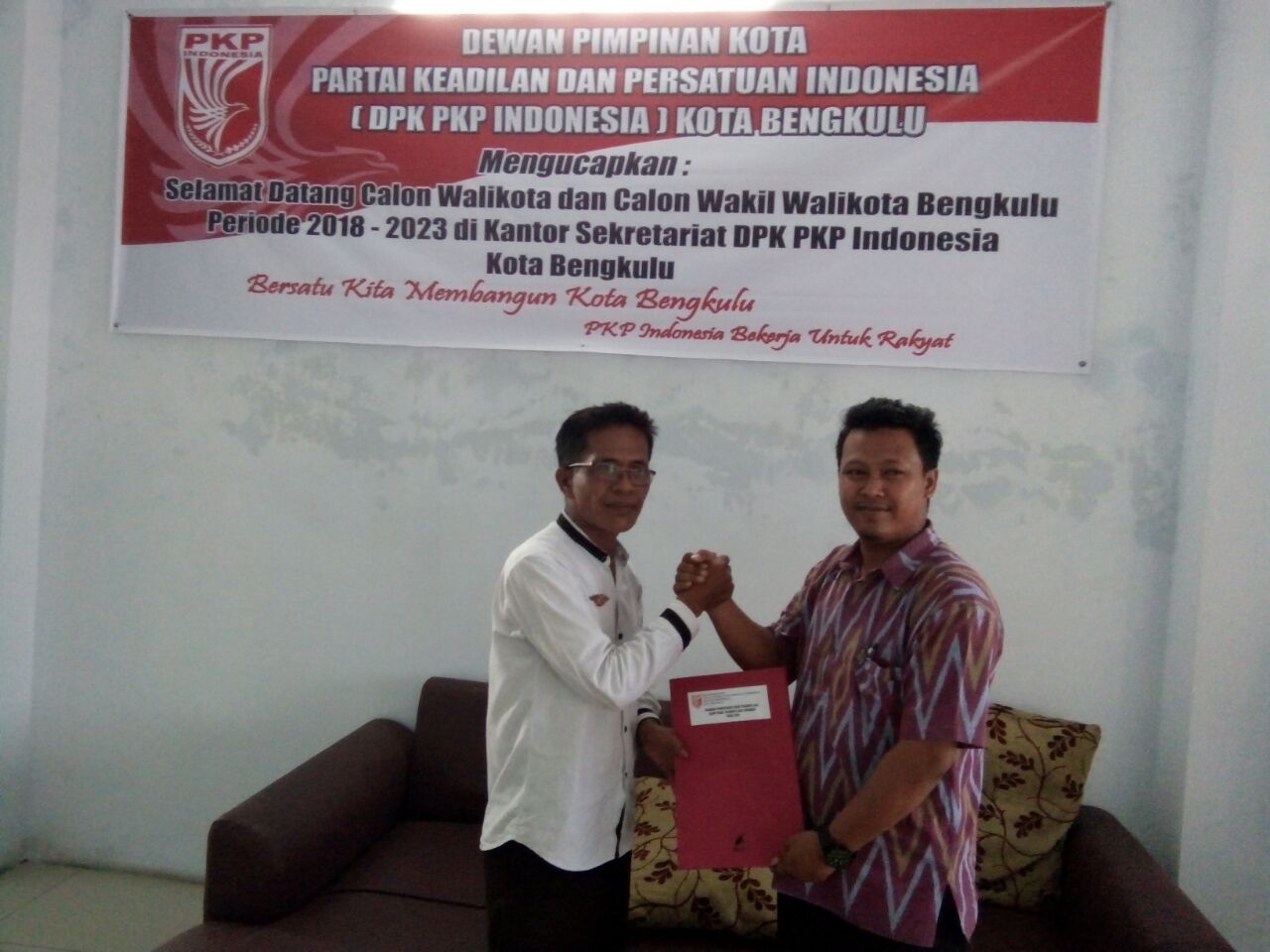 Pengembalian formulir ke PKPI