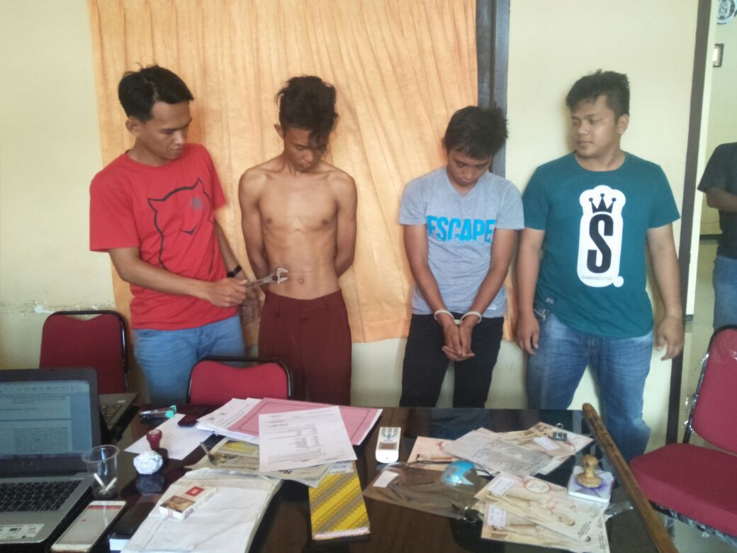 Dua terduga pelaku berhasil diamankan Polres Kaur