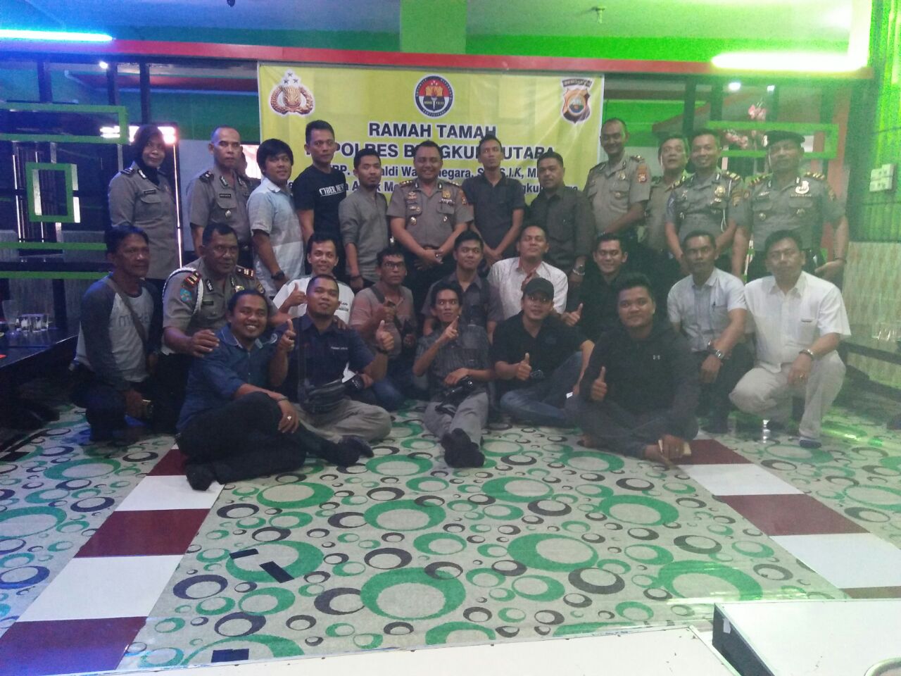 Silaturahmi dan ramah tamah Kapolres Bengkulu Utara dengan para jurnalis