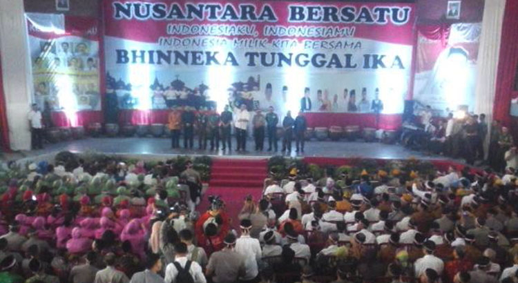 Walikota Helmi Hasan menghadiri Puncak peringatan Hari Keluarga Nasional (Harganas) ke 24 tahun 2017 di Lampung