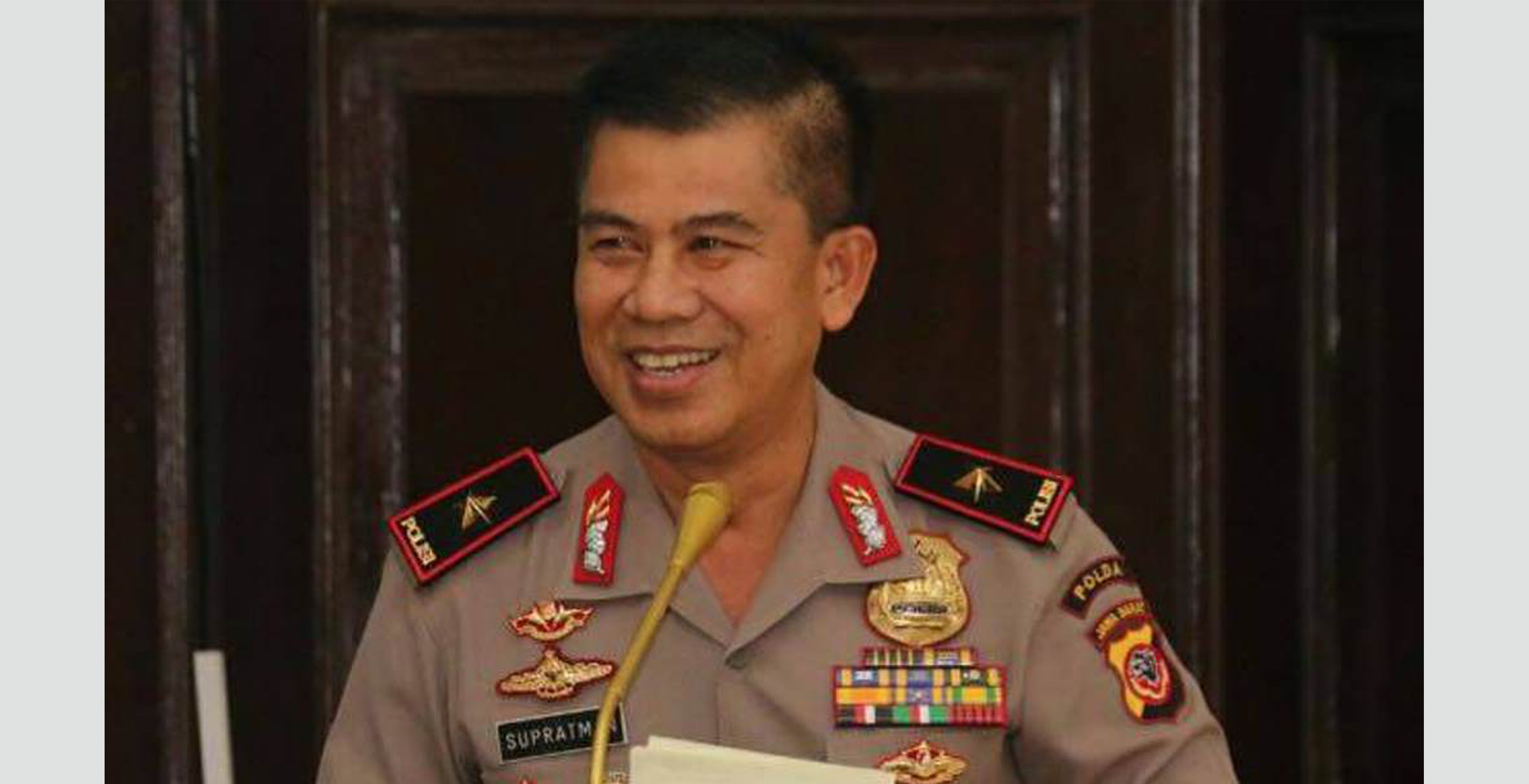 Brigjen Pol Supratman, Kapolda Bengkulu yang baru menggantikan Brigjen Pol Coki Manurung