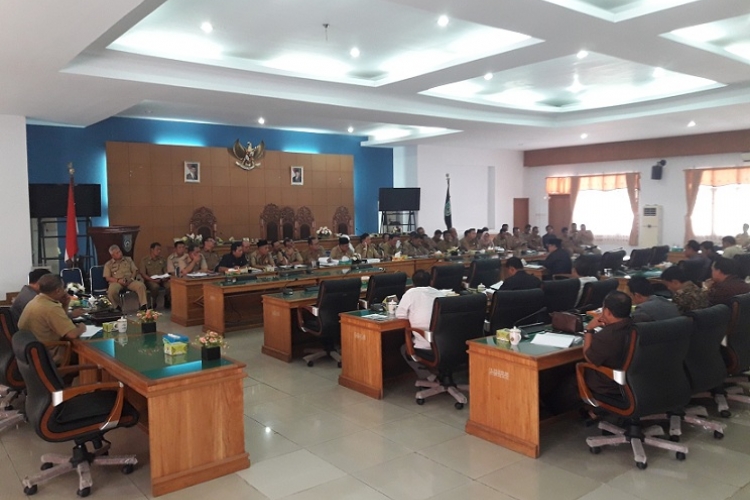 DPRD Bengkulu Utara saat sedang Hearing