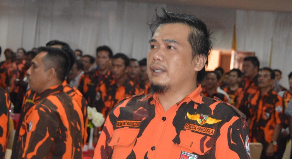 Erlan Oktriandi, ketua MPC Pemuda Pancasila Kota Bengkulu