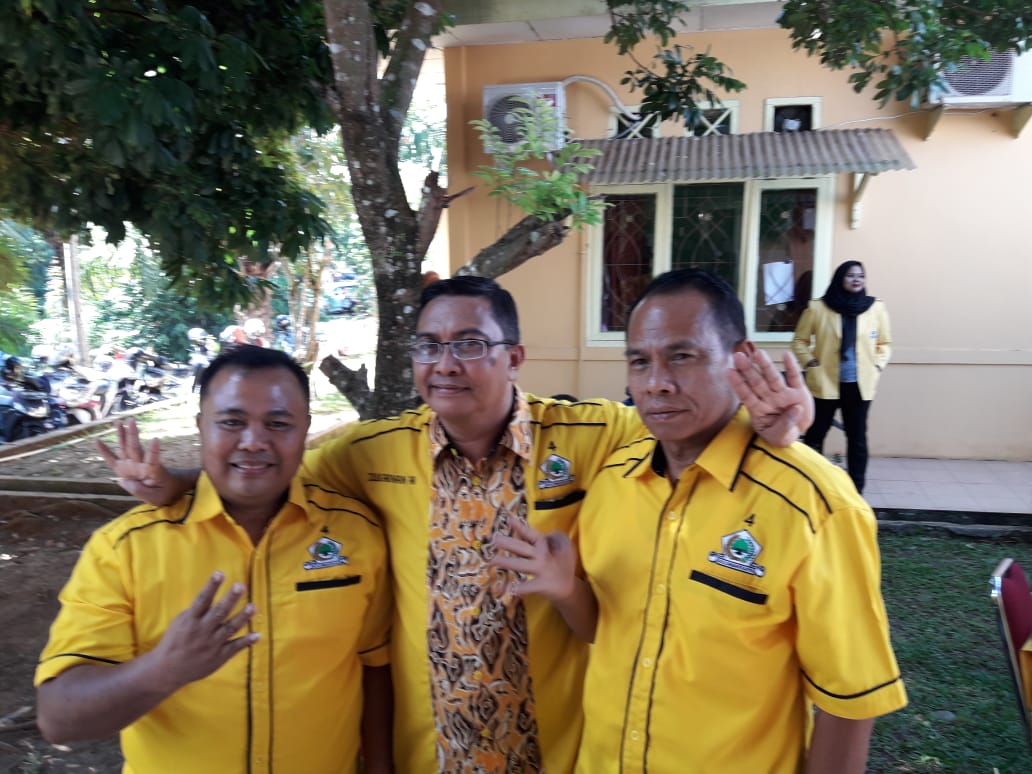 Rohidin Mersyah, Plt Gubernur Bengkulu yang juga ketua DPD Partai Golkar Provinsi Bengkulu saat menghadiri Rakornis Partai Golkar