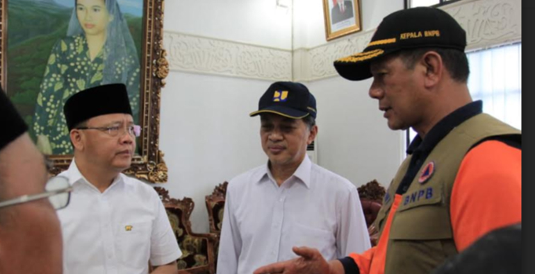 Gubernur Bengkulu Rohidin Mersyah berkoordinasi terkait banjir