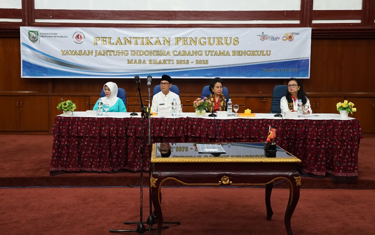 Jantung-Pelantikan Yayasan Jantung Indonesia Cabang Utama Bengkulu