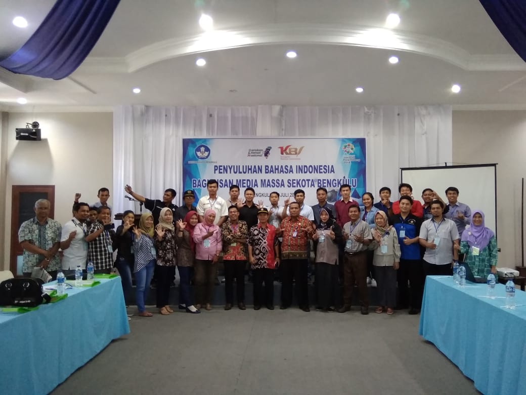 Penyuluhan Bahasa Indonesia diikuti sekitar 30 wartawan