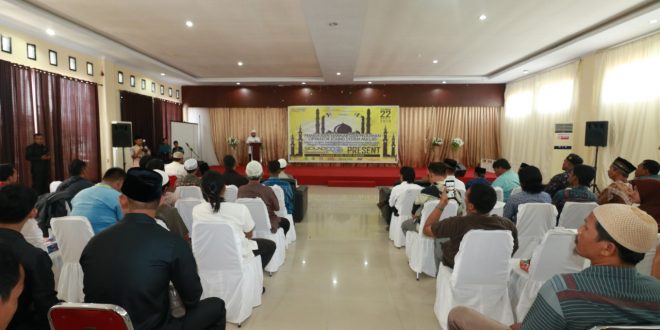 Seminar dan pelatihan operator sound system untuk masjid yang ada di Kota Bengkulu