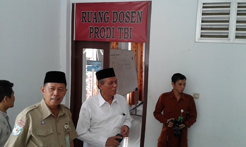 Sirajuddin didampingi petinggi IAIN Bengkulu melakukan sidak