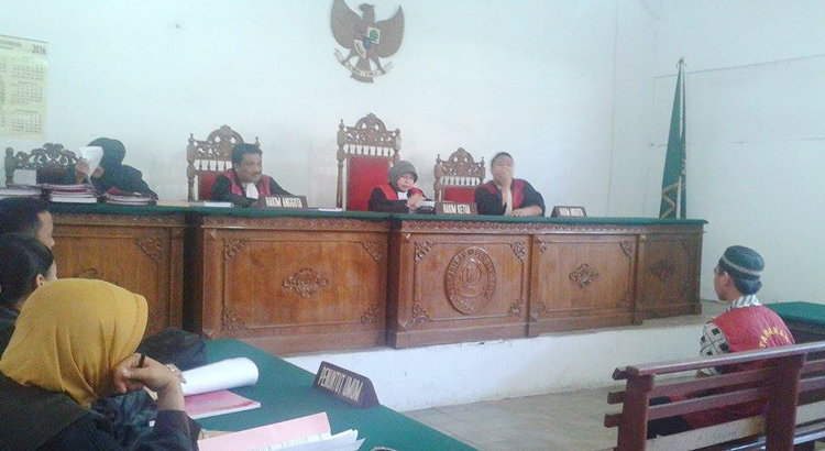 Sidang Vonis Terdakwa Oknum PNS Pemkot