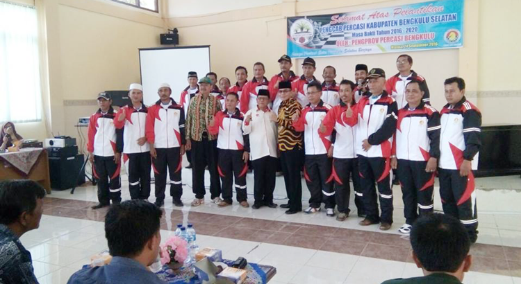 Pecatur Seluruh Indonesia (Percasi) Bengkulu Selatan hari ini Sabtu (24/9) secara resmi dilantik oleh Pengurus Cabang (Pengcab) Percasi Provinsi Bengkulu di Aula Kantor Bappeda Bengkulu Selatan