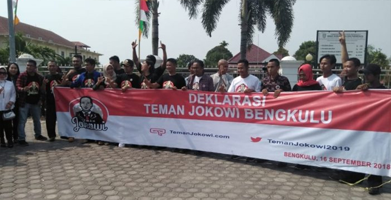 Deklarasi dukungan dari Relawan Teman Jokowi