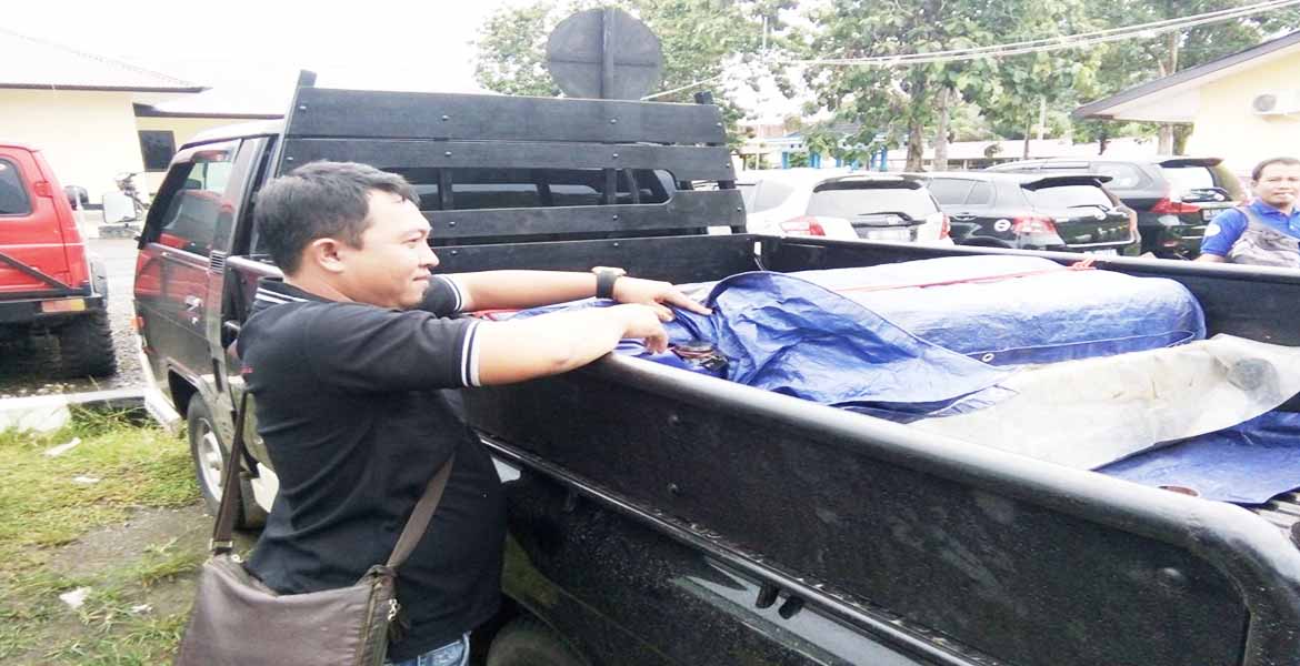 Mobil dan Tuak Milik Wanto Diamankan Aparat Polres Bengkulu Selatan
