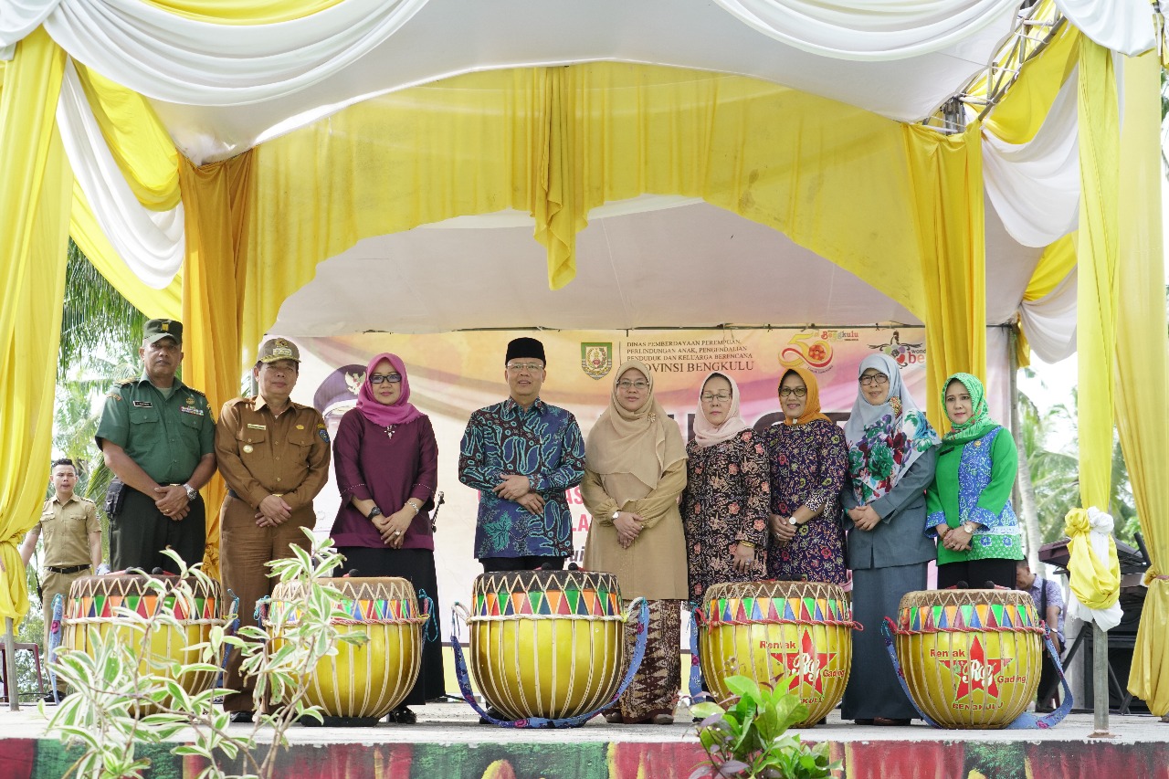 Jambore Organisasi Perempuan se-Provinsi Bengkulu, Selasa (10/07/2018).