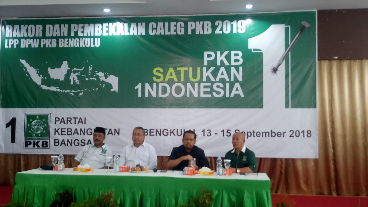 Rakor dan pembekalan caleg PKB se Provinsi Bengkulu