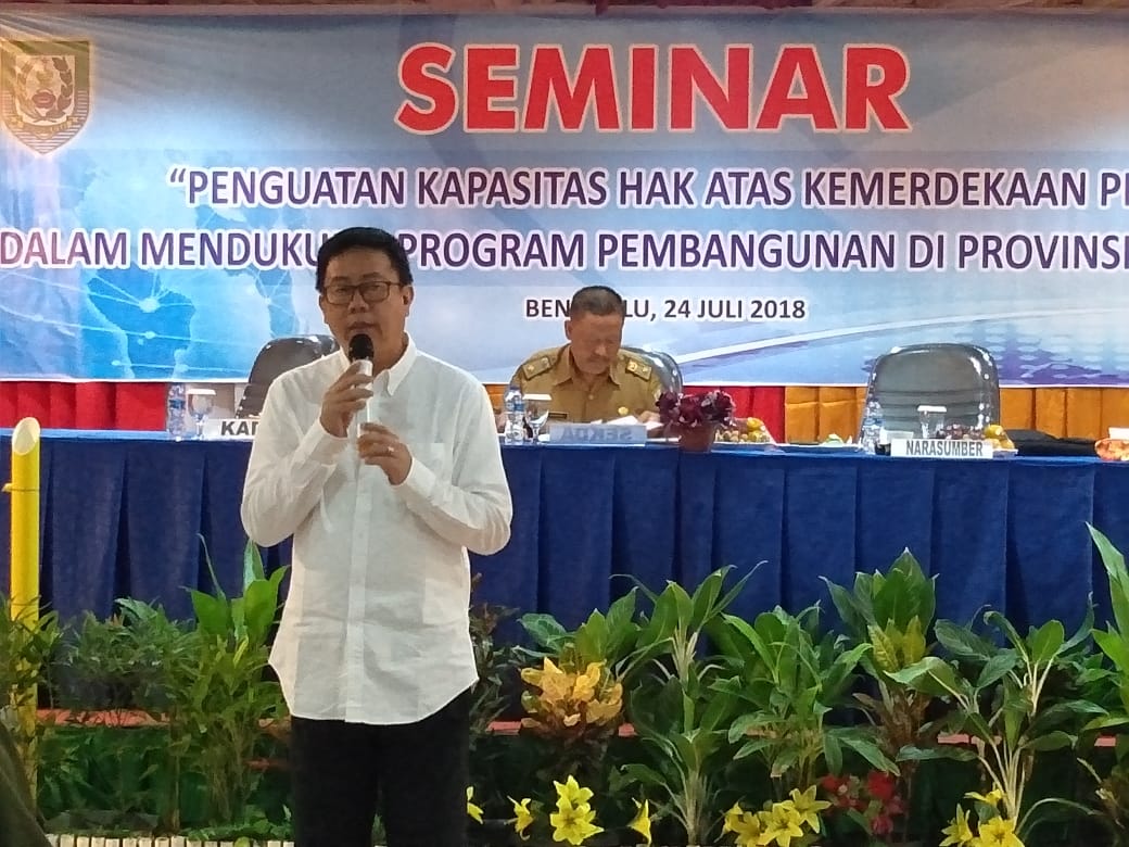 Seminar yang digelar Pemda Provinsi Bengkulu