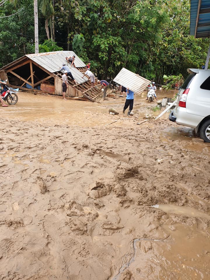 Dampak banjir di Kabupaten Kaur