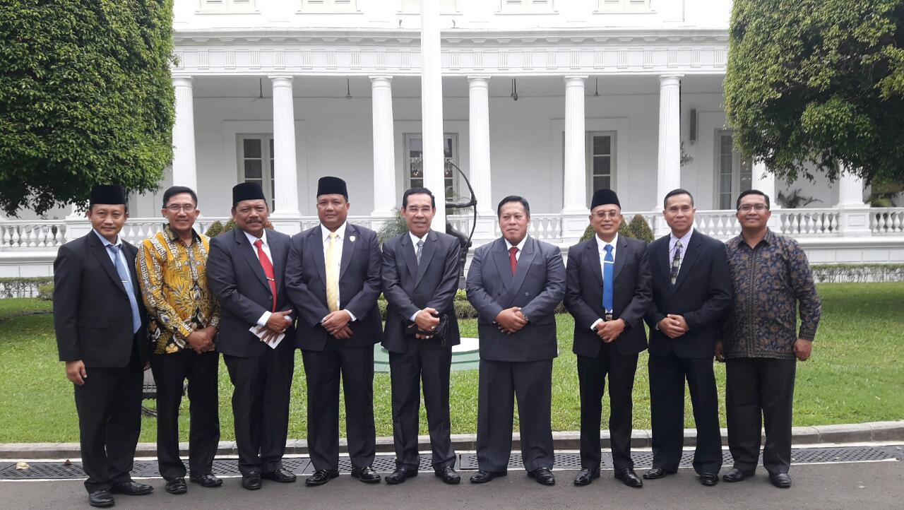 Para undangan dari pejabat dan kepala daerah di Bengkulu yang hadir