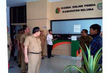 Sekda sidak pegawai dilingkungan pemkab Seluma