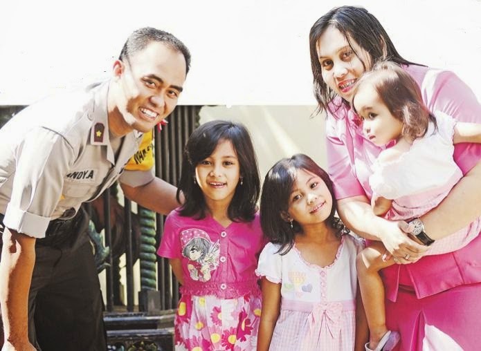 Kapolres dan keluarganya