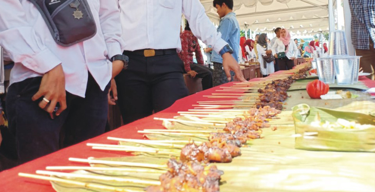 Sate Gurita di Kaur berhasil meraih rekor dunia