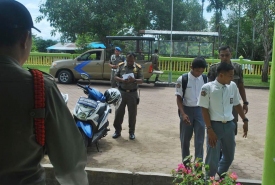 Razia rutin Satpol PP dan Damkar BS / Foto : Fongki