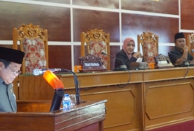 Penetapan nomor urut paslon berlangsung di Hotel Santika Kota Bengkulu