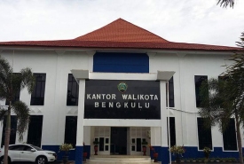 Kantor Wali Kota Bengkulu yang baru menampati bekas kantor OPD Pemda Kota Bengkulu