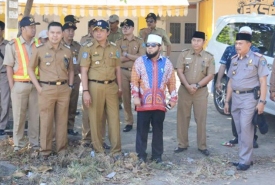 Walikota Bengkulu Helmi Hasan kembali memantau progres pembangunan jalan Kota Bengkulu