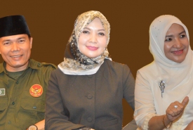 Tiga calon Wali Kota Bengkulu yang akan bersaing di dapil Kota Bengkulu untuk DPRD Provinsi Bengkulu