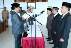 Saat Pelantikan Pejabat Pimpinan Tinggi Pratama