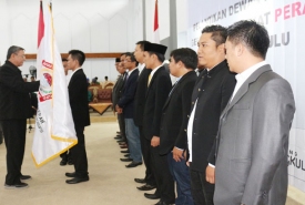 Pelantikan pengurus DPD GMPK yang diselenggarakan hari ini Rabu (07/12/2016), di Gedung Serba Guna Provinsi Bengkulu. 
