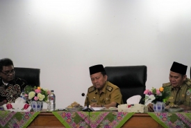 Asisten I Setda Provinsi Bengkulu Hamka Sabri menghadiri Bintek Peningkatan Kualitas Penyelenggaraan Sistem Akuntabilitas Kinerja Instansi Pemerintah