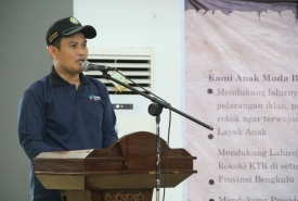 FCTC-Mewakili Plt Gubernur Bengkulu Rohidin Mersyah, Kepala Dinas Kesehatan Provinsi Bengkulu hadir pada Petualangan 365 Hari FCTC Warrior.